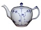 Blue Fluted PlainTeapot from 1898-1923