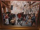 Bing & GrondahlPorcelain painting by Paul Fischer