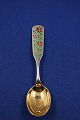 Michelsen Christmas spoon 1955 of Danish partial 
gilt sterling silver