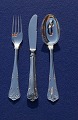 Herregaard Danish silver cutlery, settings dinner cutlery of 3 pieces