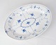 Oval Dish - No. 17 - Porcelain - Blue Painted - Blue Fluted - Bing & GrondahlGreat condition