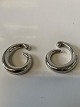 Georg Jensen Sterling Silver Earrings with Ivory No. A33