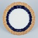 Meissen, Germany. Decorative plate in porcelain.