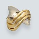 Ring in 14k gold and white gold