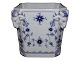 Blue Fluted 
Rare square flower pot from 1894-1897