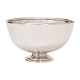 Large sterling silver bowl by Hans Hansen, Denmark, signed 1946. H: 11cm. D: 
20cm. W: 730gr