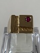 14 Carat Signet ring with red Ruby.
Size 55