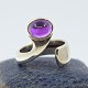 Leif Bodh Have; Ring in sterling silver set with amethyst