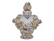 Antik K presents: German porcelainSmall lidded bottle with many flowers