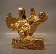 Kristian von Hornsleth Statuette forgyldt metal 21 x 20 ...