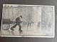 Tegning af Mogens Vantore - Mand med trækvogn i regnvejr ...