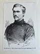 Litografi af sekondløjtnant Richard Heinrich Gottfried ...