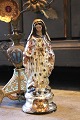 Antik 1800 tals Madonna figur i fattigmandssølv / ...