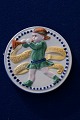Childrens Help Day's plate 1912 in relief by Danish Aluminia