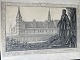 Tegning af Erick Struckmann - Hamlet ved Kronborg Slot i ...