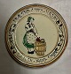 Præstø Butter plate in ceramics from Kähler 1940