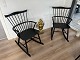 2 Stück FDB J52G Schaukelstühle – schwarz. Neupreis: ...