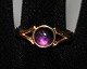 14 k guldring med ametyst, 1928. Frederik Karl Hansen, ...