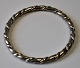 Hans Hansen armring i sterling sølv, design: 206, ...