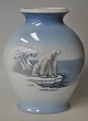 Royal Copenhagen vase med isbjørn, 4351, 20. årh., ...
