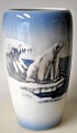 Royal Copenhagen vase med isbjørn, 4352, 20. årh., ...