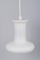 Holmegaard, loftlampe i hvid opalineglas.