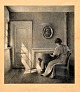 Ilsted, Peter (1861 - 1933) Danmark:  Solskin på en dør. ...