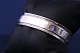 Georg Jensen open bangle design no. 22, in sterling silver and stamped GI 925s