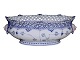 Blue Fluted Full LaceLarge jardiniere 39 cm.
