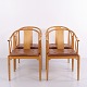 Set of 4 Hans J. Wegner China Chairs FH 4283 in Cherry ...