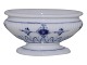 Blue Fluted PlainRare salt jar on stand