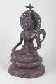 Buddhistisk bronzefigur.
