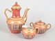 L'Art præsenterer: Japansk Kutani Art Deco, kaffesæt med tre dele.
