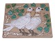 Royal Copenhagen faienceRelief – Two white doves
