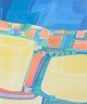 L'Art præsenterer: Henrik Buster Bruun, farvelitografi, listet dansk kunstner.