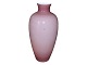Murano Venini kunstglasSTOR rosa gulvvase 63 cm.