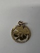 14 karat guld. Firkløver.Charms / Vedhæng.Højde 1,8 cm.