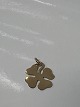 14 karat guld. Firkløver.Charms / Vedhæng.Højde 2,2 cm.