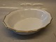 Palace 8632-1536 Salatskål, oval 6 x 24 cm (578) guld & grå kant (1161) Kongelig Dansk Kantet Porcelæn(Palads) 