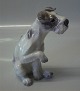 Dahl Jensen dog figurine1077 Wire Fox Terrier (DJ) 16 cm