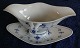 Blue Fluted Plain Danish porcelain, oval sauce bowl No 202 from 1923-1934
