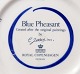 Blue Pheasant China faience porcelain, large plump vases 20.5-21cm. Stock 2