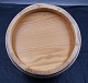 Round wooden Tejne (lunch box), probably from Sweden. H 17.5cm - Ö 23cm