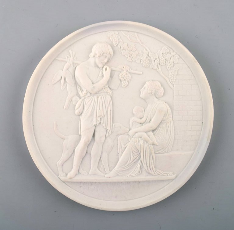 Royal Copenhagen biscuit platter after Thorvaldsen.