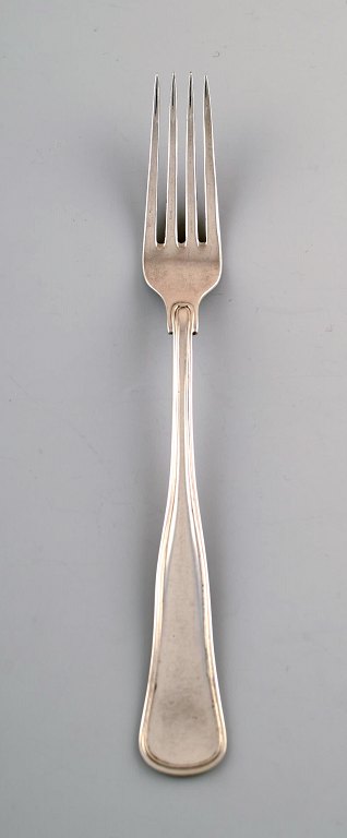 Danish silversmith. Old danish fork in silver (830). 1920 / 30