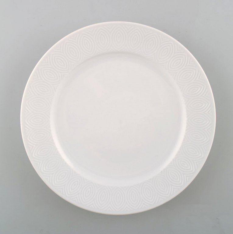 Royal Copenhagen Axel Salto service, White.Lunch plate.