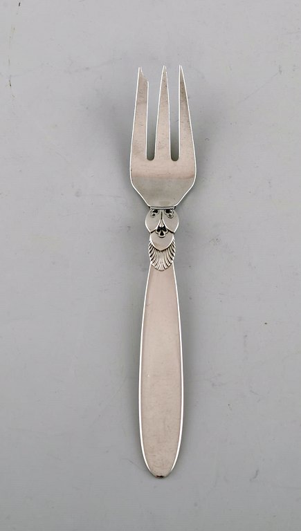 Georg Jensen "Kaktus" kagegaffel i sterlingsølv. 10 stk på lager. 
