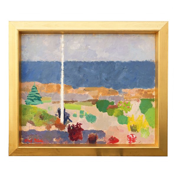Olaf Rude, 1886-1957, oil on canvas. View from the artist