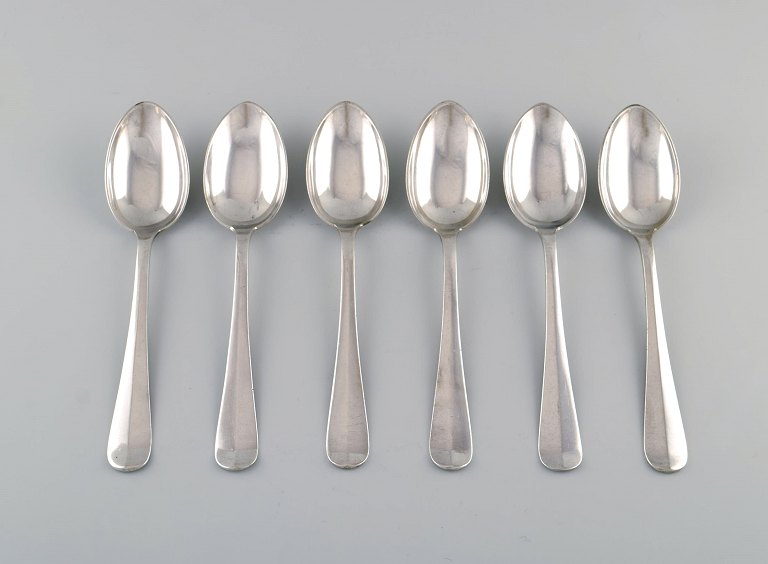 Kay Bojesen (1886-1958), Danmark. Seks suppeskeer i tretårnet sølv. 
1920/30