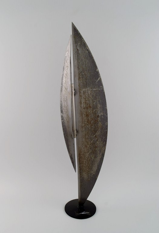 Andreas Brüggemann (b. 1983), German contemporary upcycling artist. Colossal steel sculpture. "Space fragment". Dated 2021.